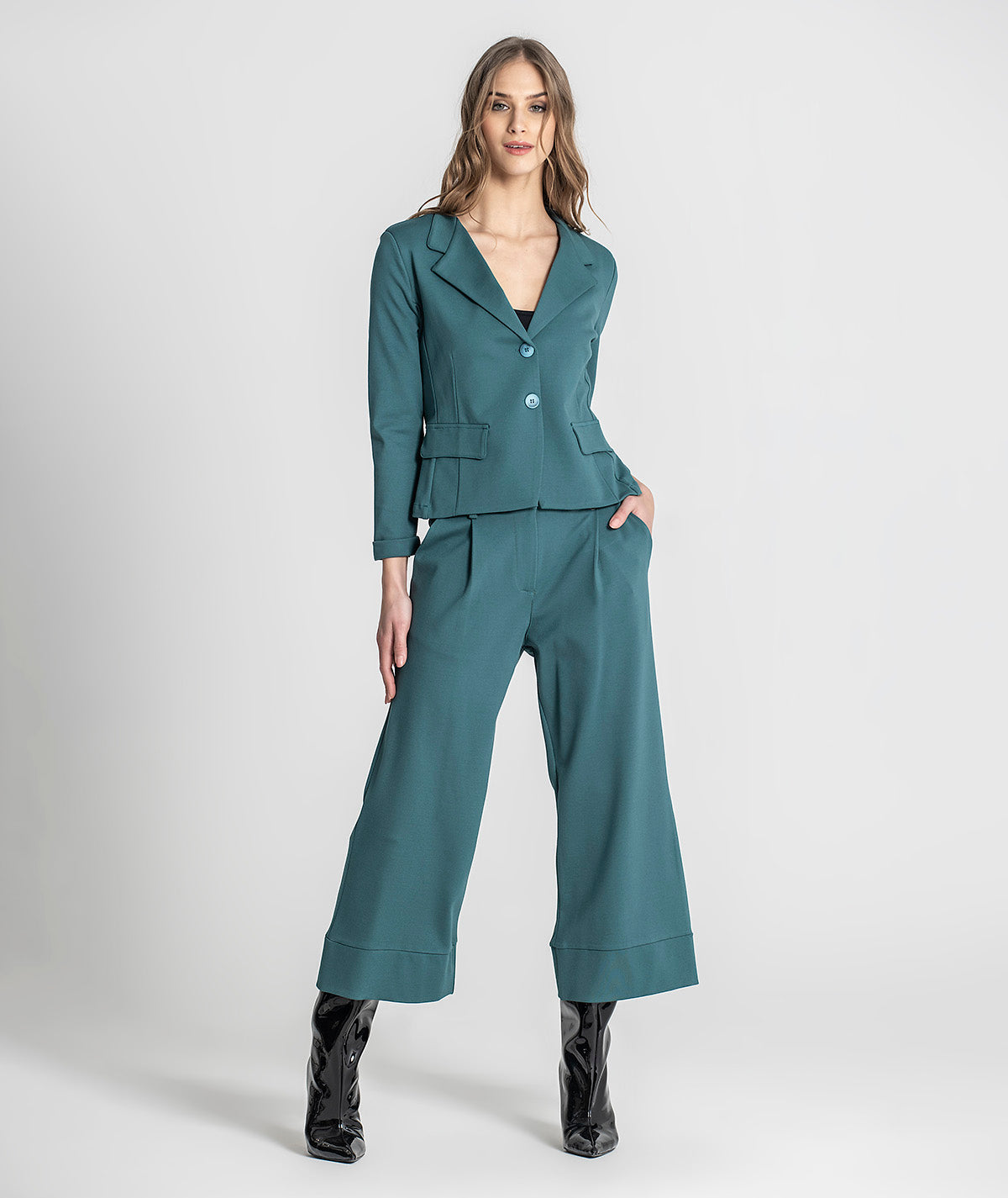 Blazer curto com botões 6198