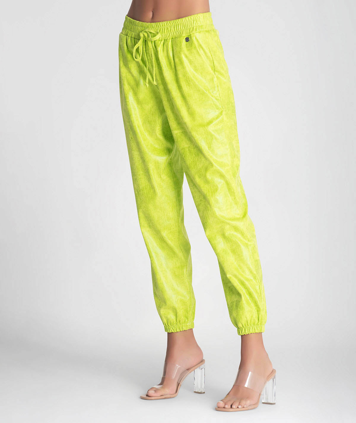 Calças jogger com cordão ajustável 6231