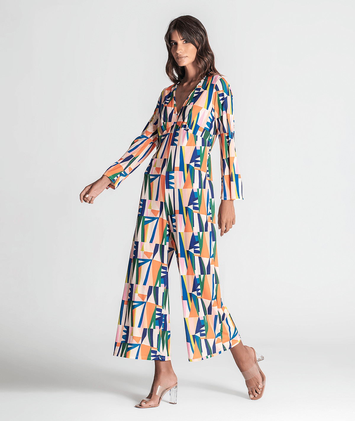 Macacão com padrão geométrico 6260