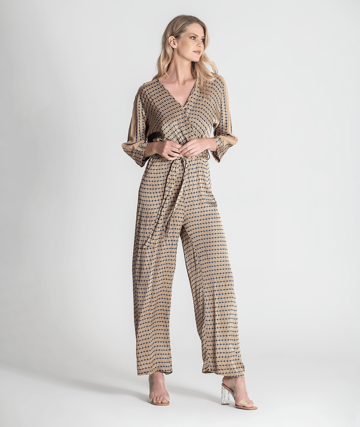 Macacão com padrão geométrico 6294