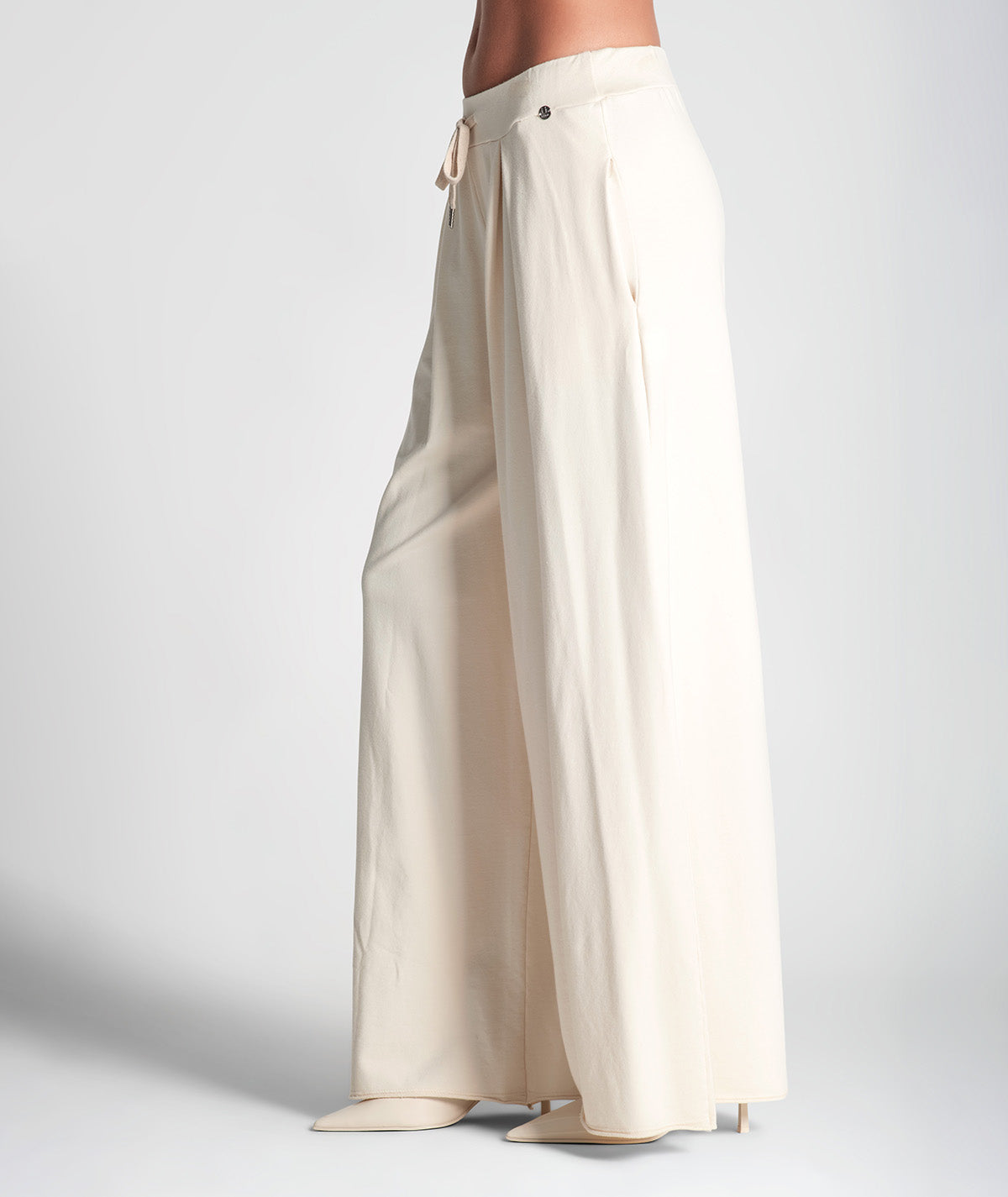 Calças largas com cinto ajustável 6321