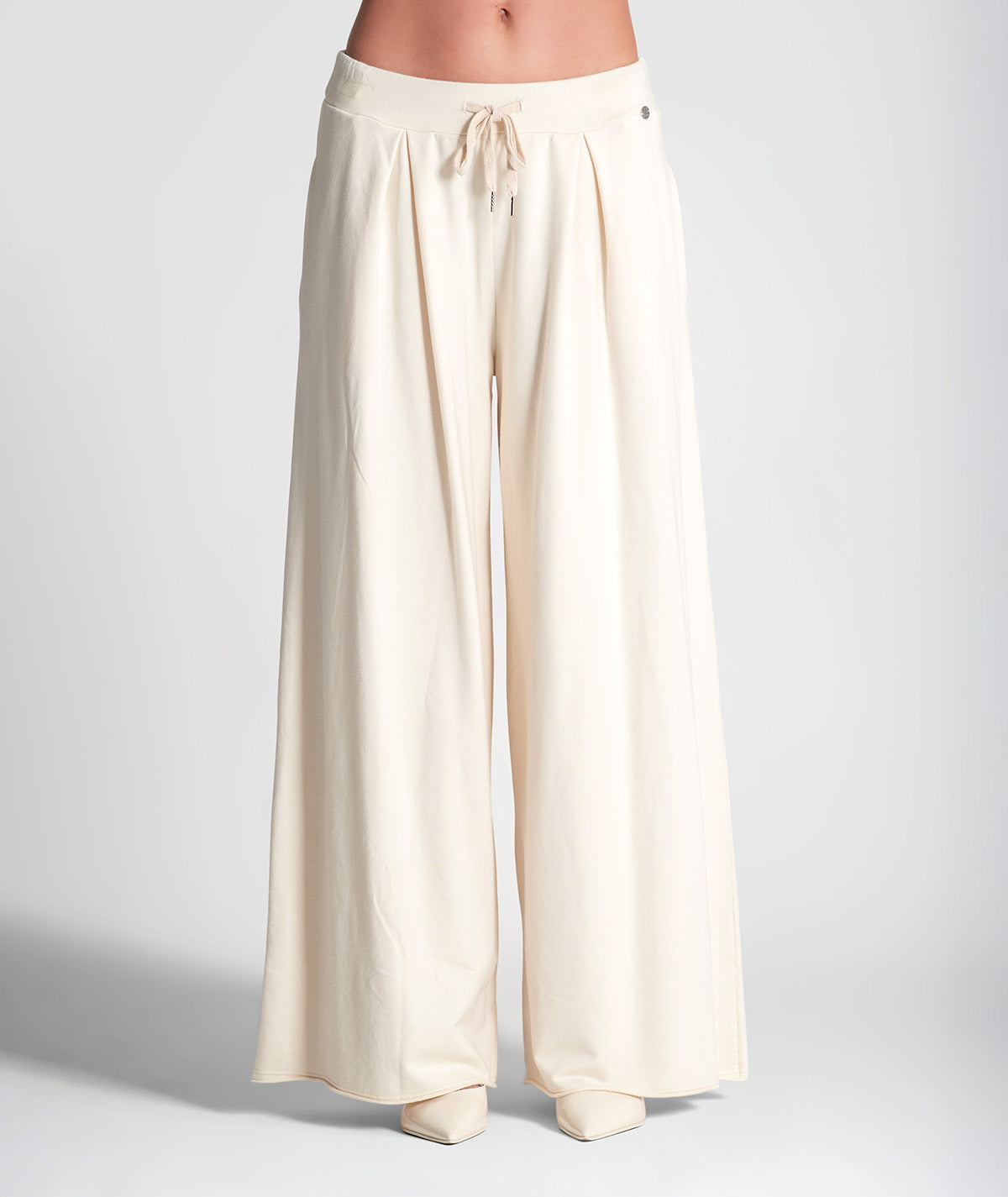 Calças largas com cinto ajustável 6321