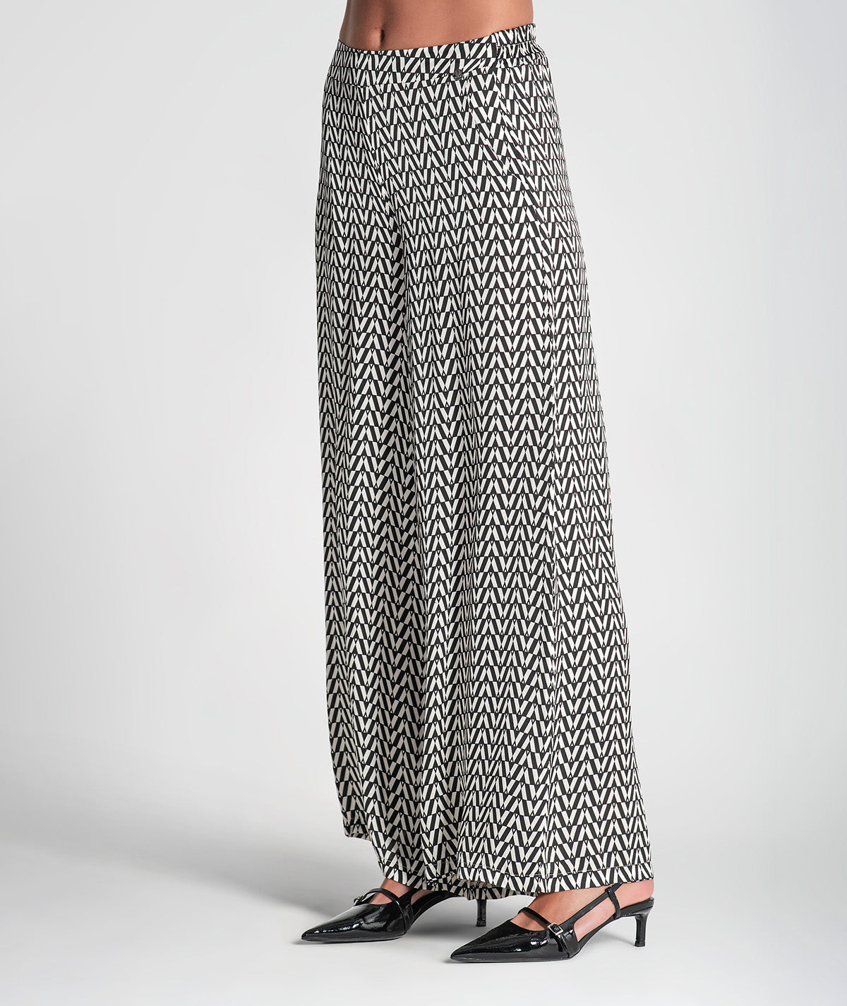 Calças com padrão geométrico 6336