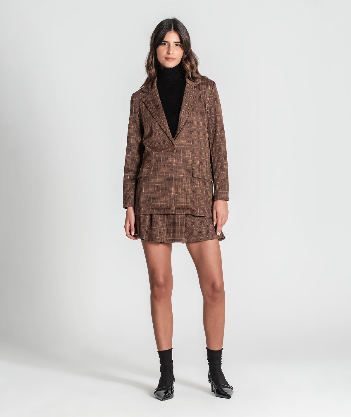 Blazer pied-de-poule 6341