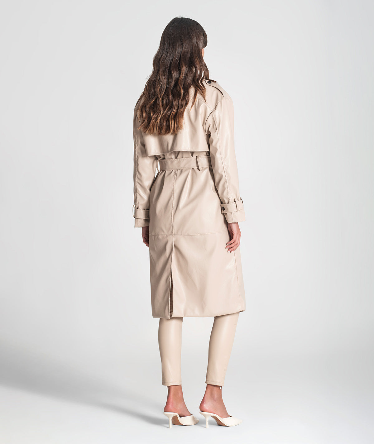 Trench coat com cinto amovível 6362