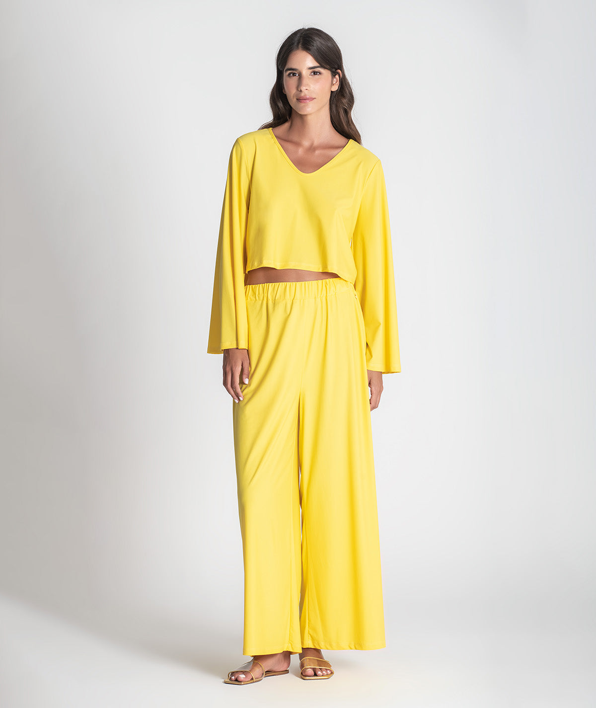 Camisola decote em v 6363