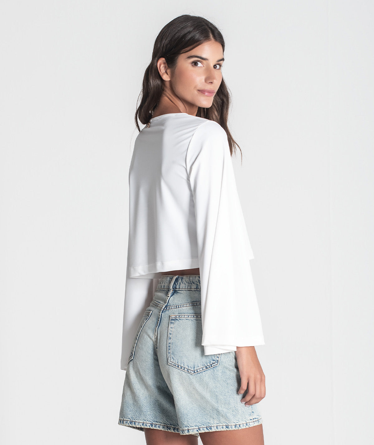 Camisola decote em v 6363