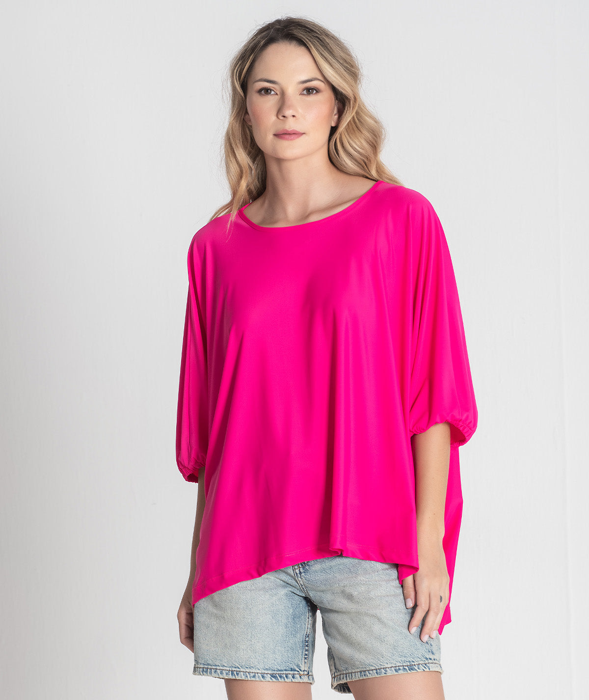 Camisola oversize decote redondo 6364