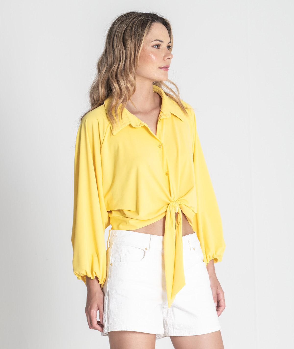 Camisa com nó na frente 6365