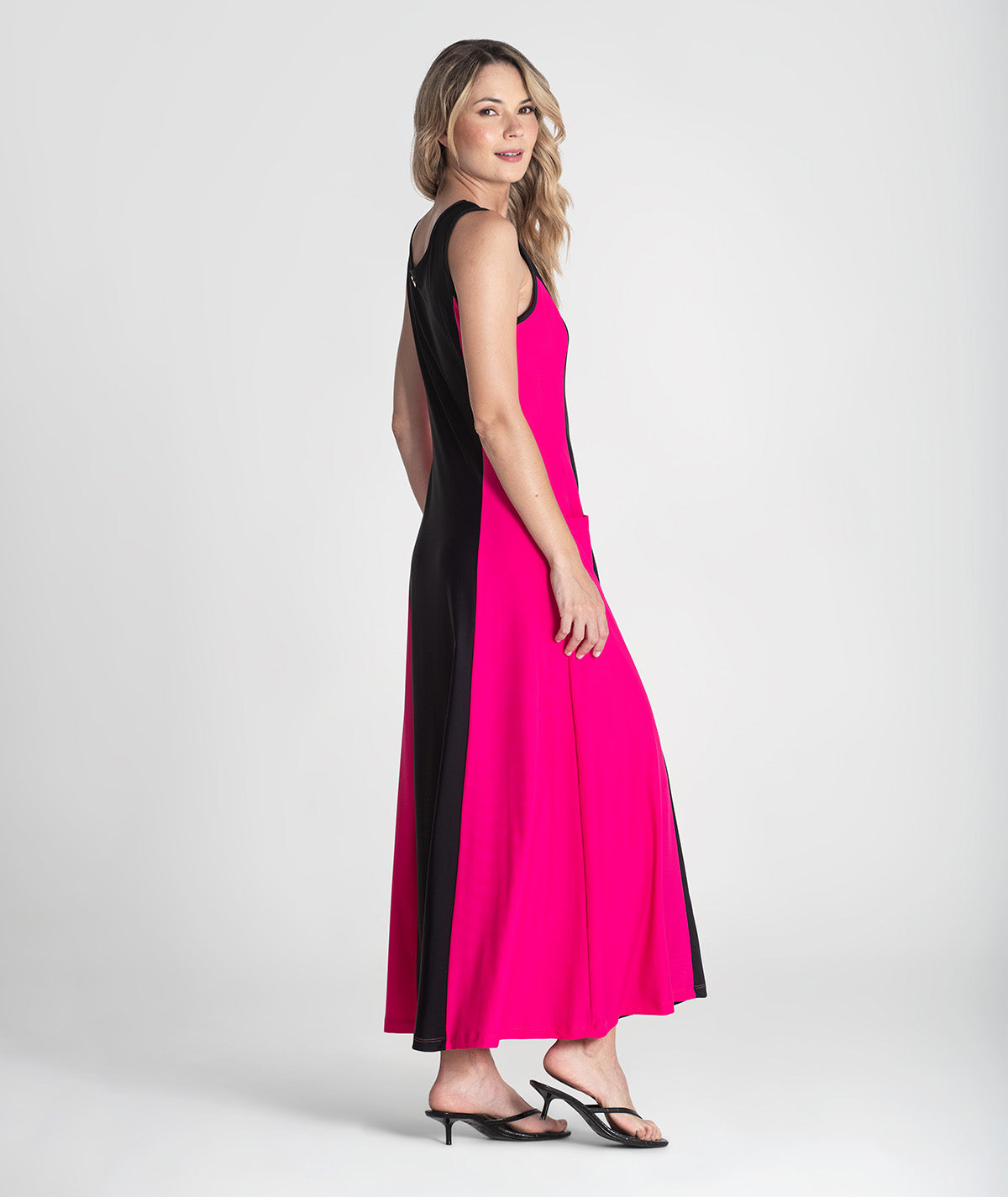 Vestido colorblock 6372