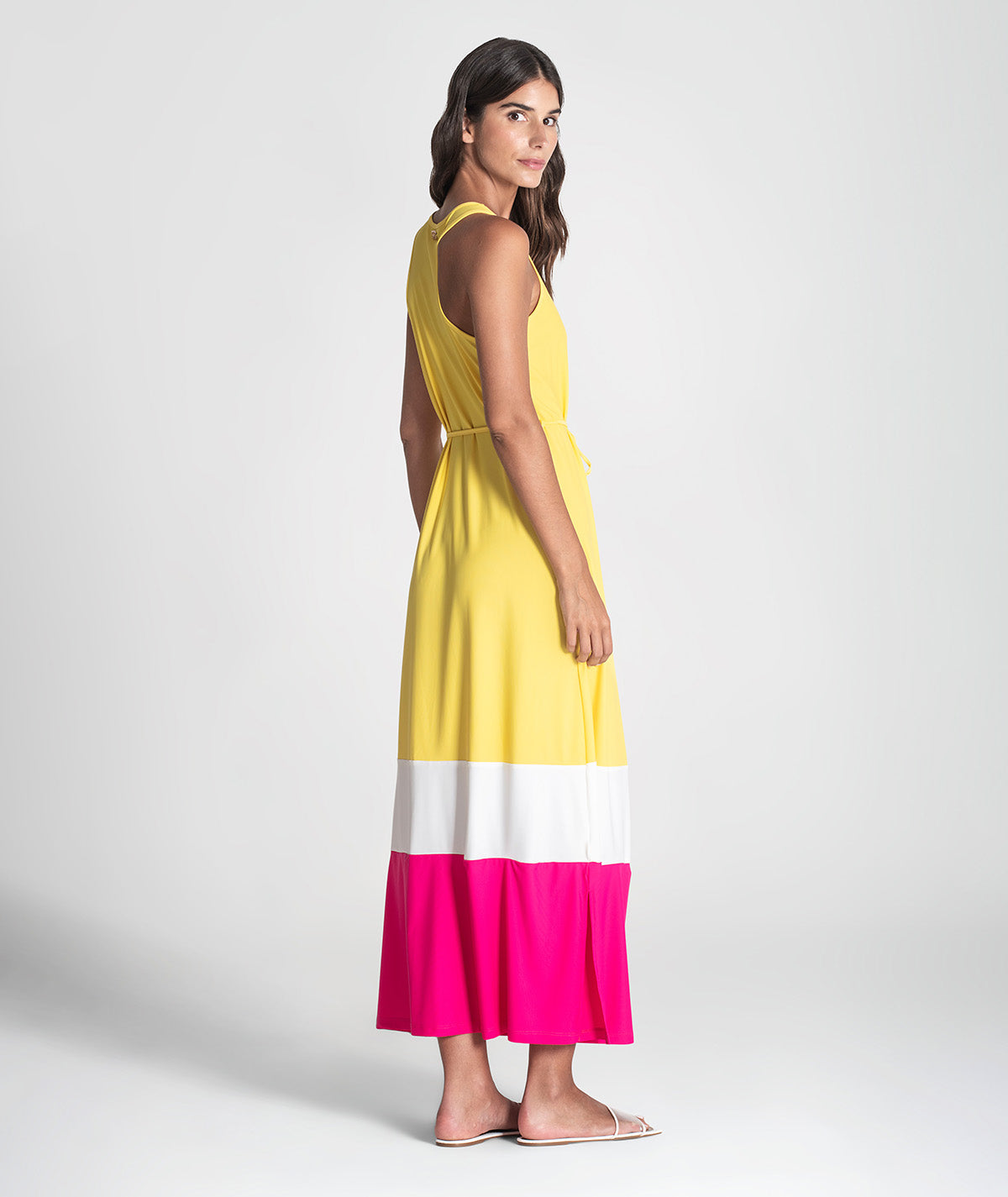 Vestido tricolor 6373