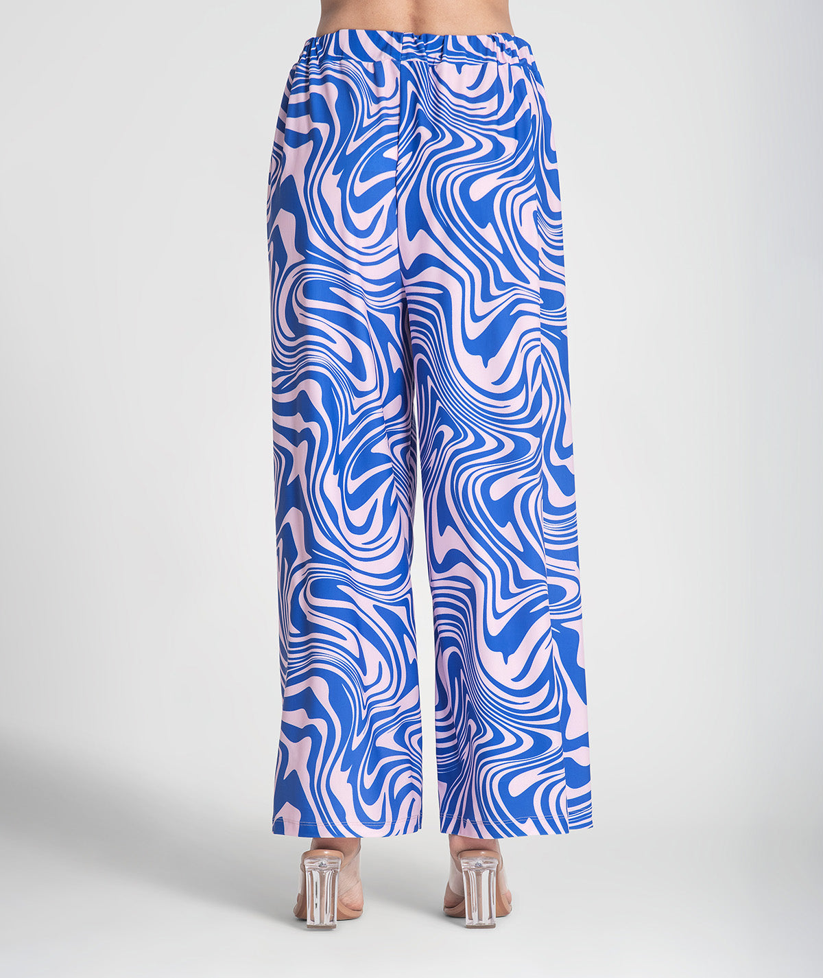 Calças com estampado mancha 6378