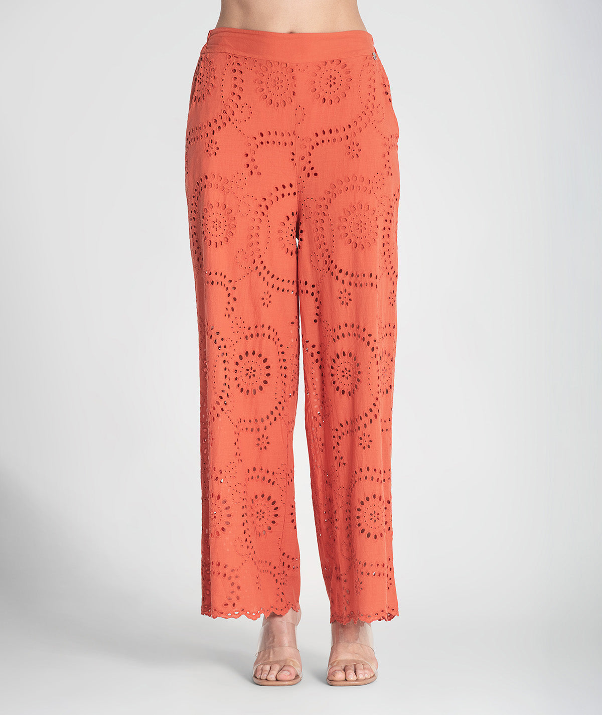 English embroidered trousers 6392