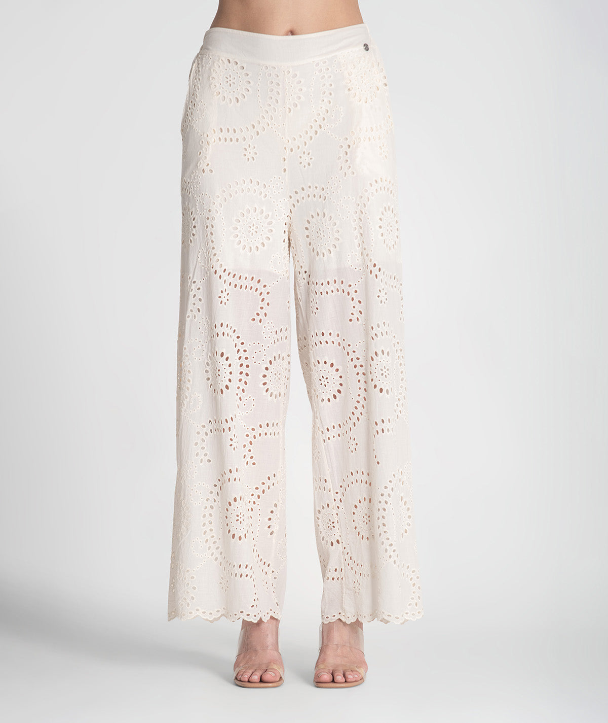 English embroidered trousers 6392