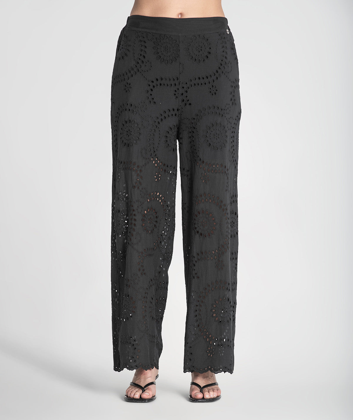 English embroidered trousers 6392
