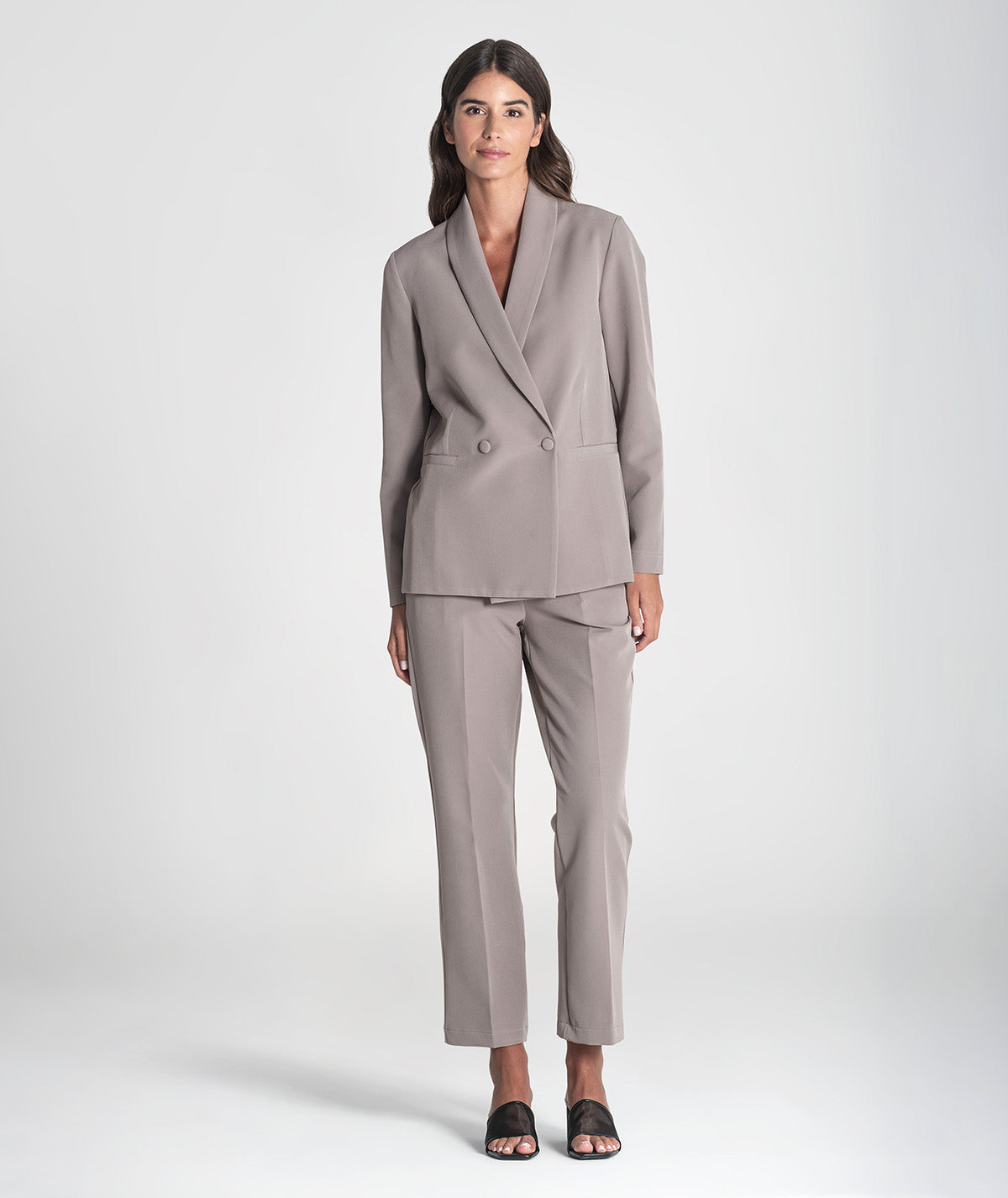 Blazer com botões e bolsos na frente 6405