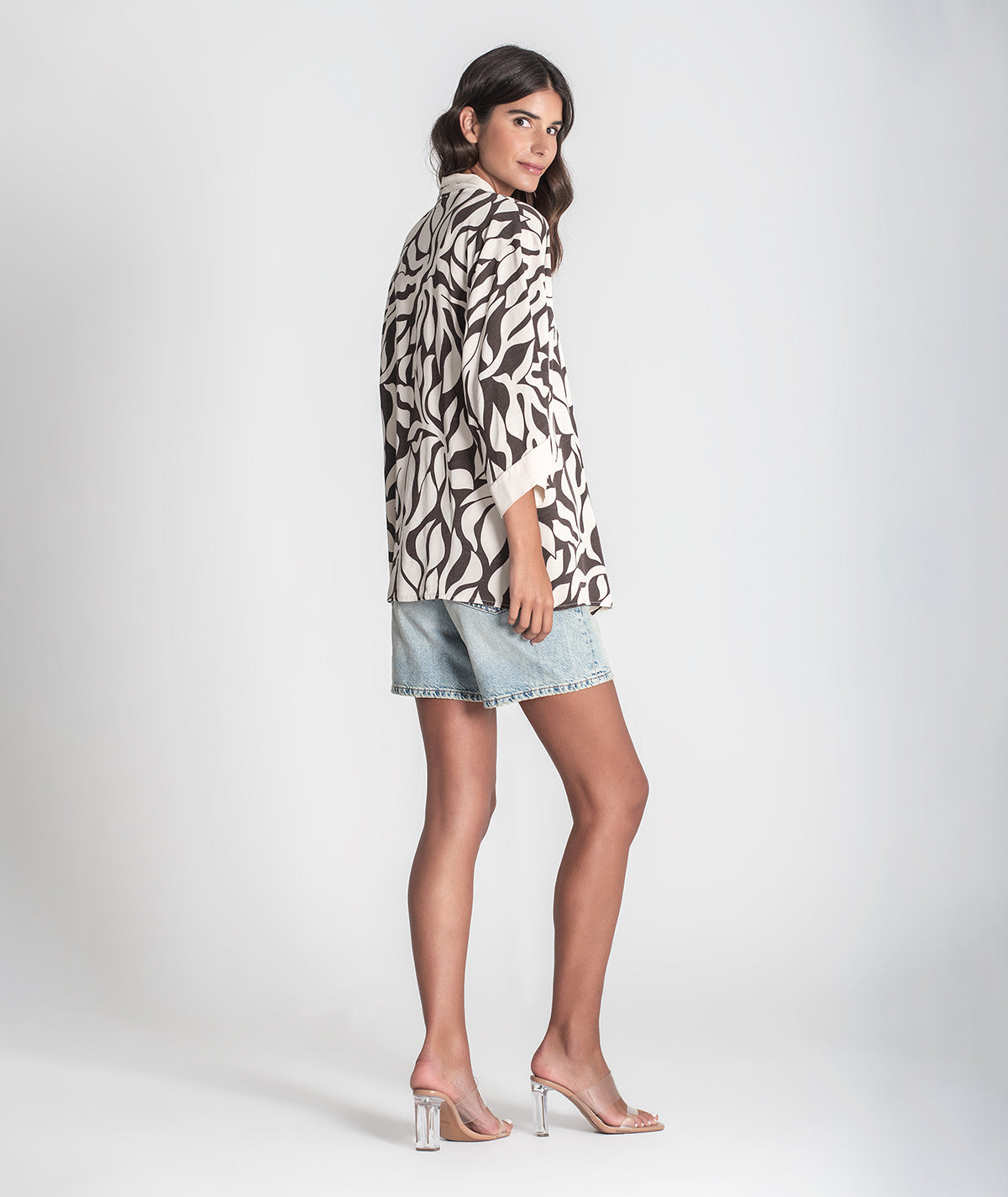 Kimono com padrão 6407