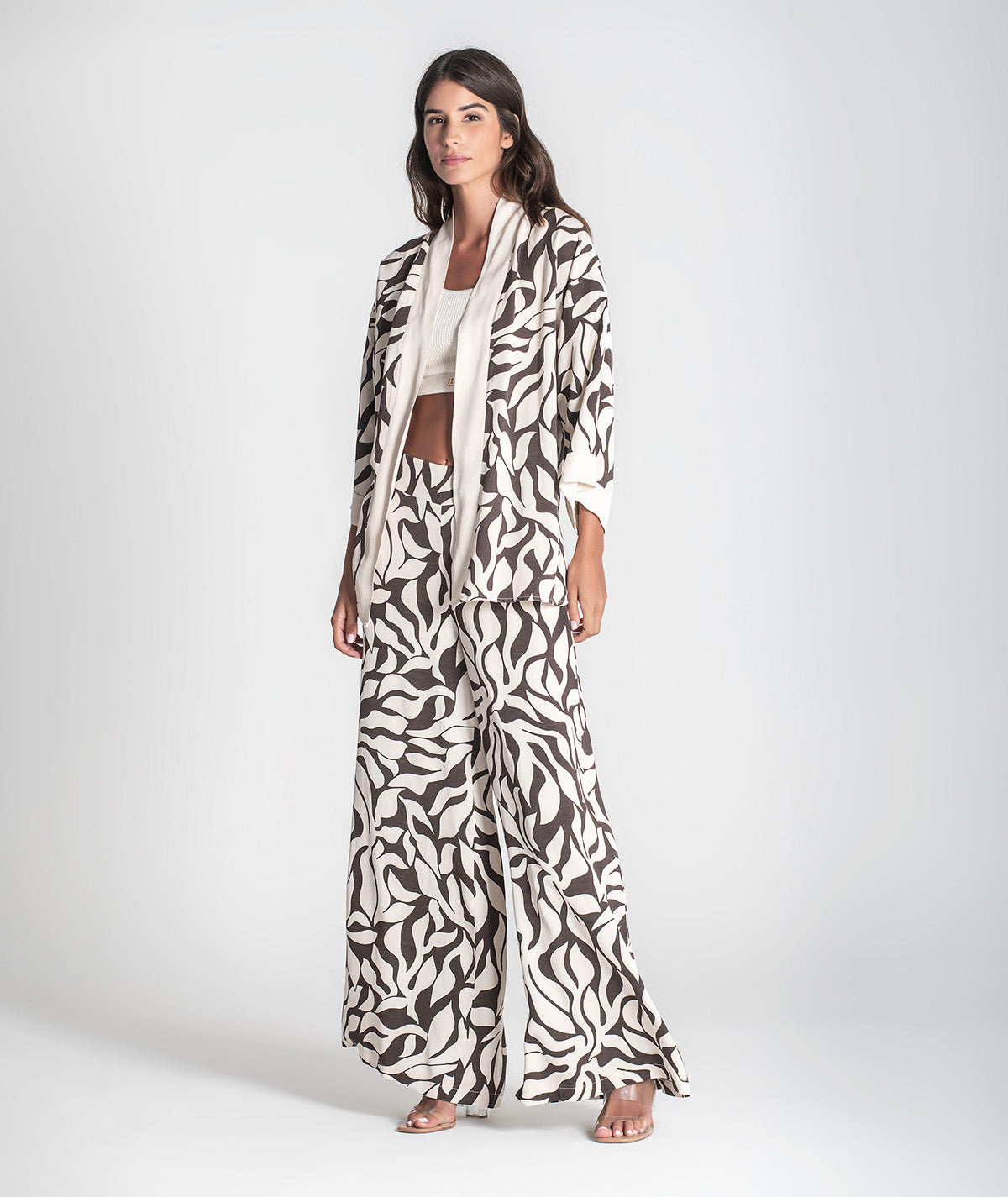 Kimono com padrão 6407