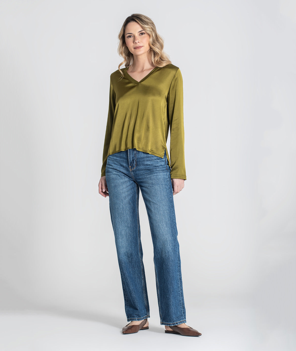 Blusa decote em v 6420