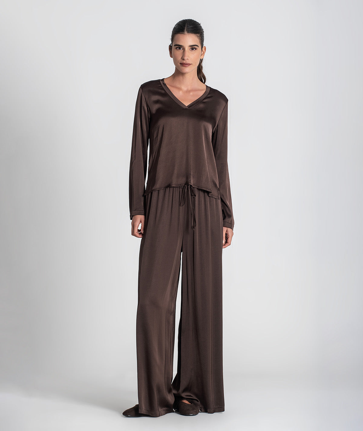 Blusa decote em v 6420