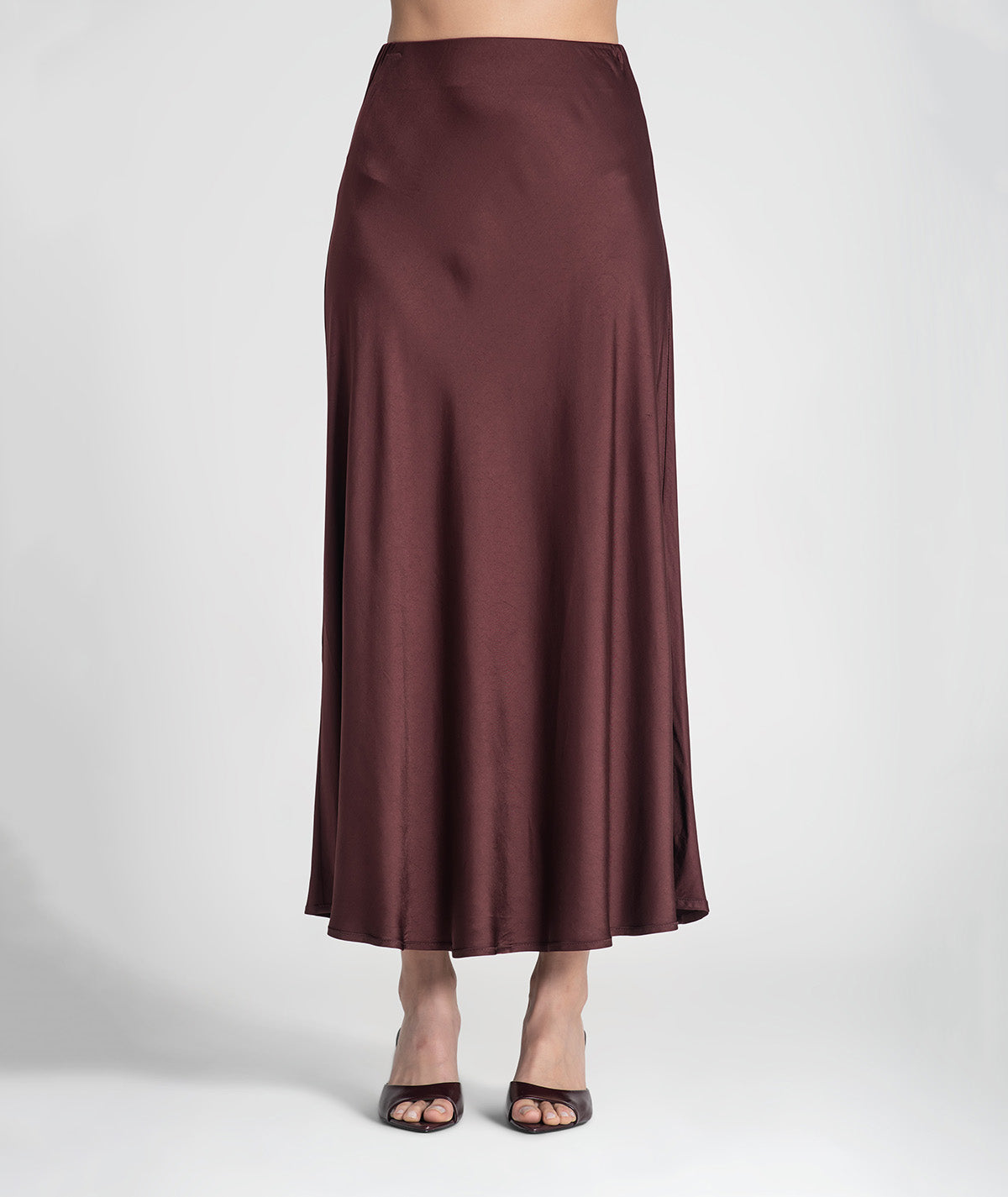 Long skirt with elastic waistband 6425