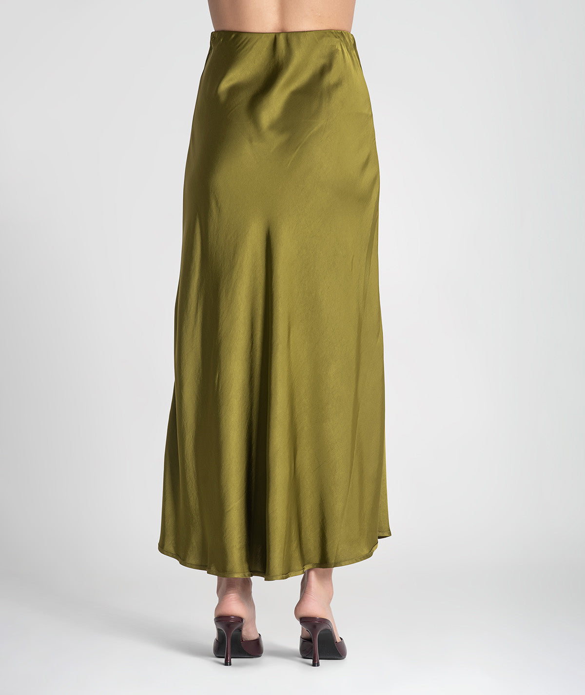 Long skirt with elastic waistband 6425