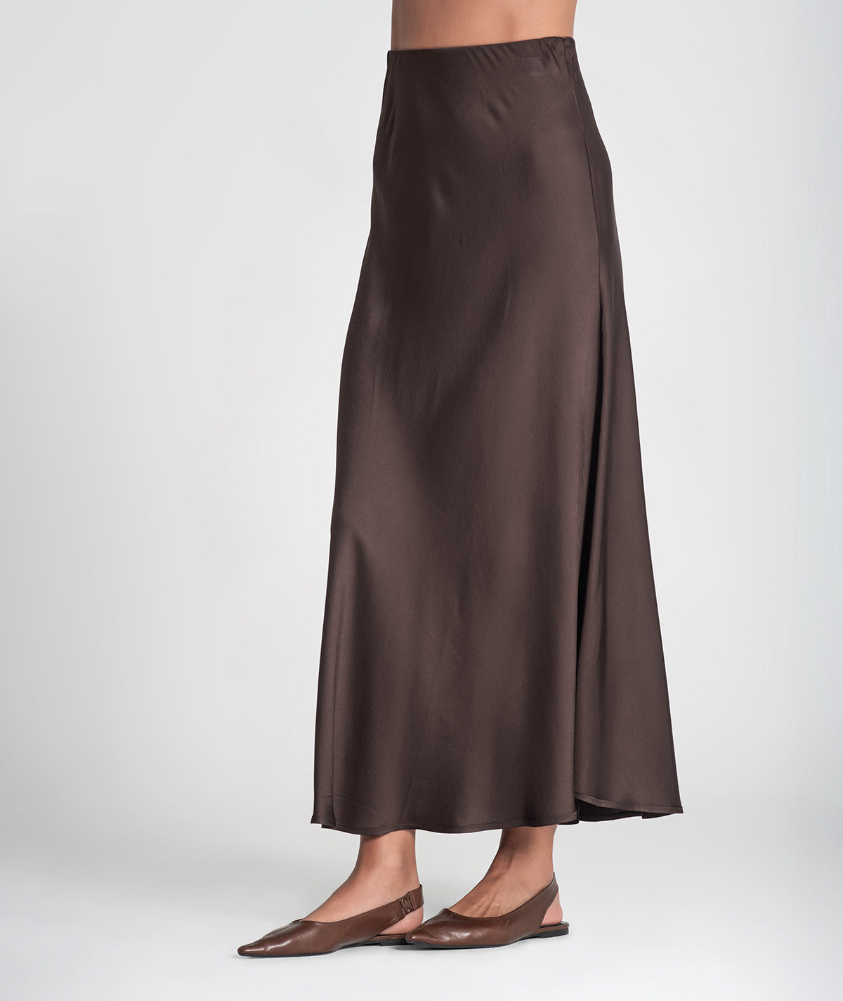 Long skirt with elastic waistband 6425