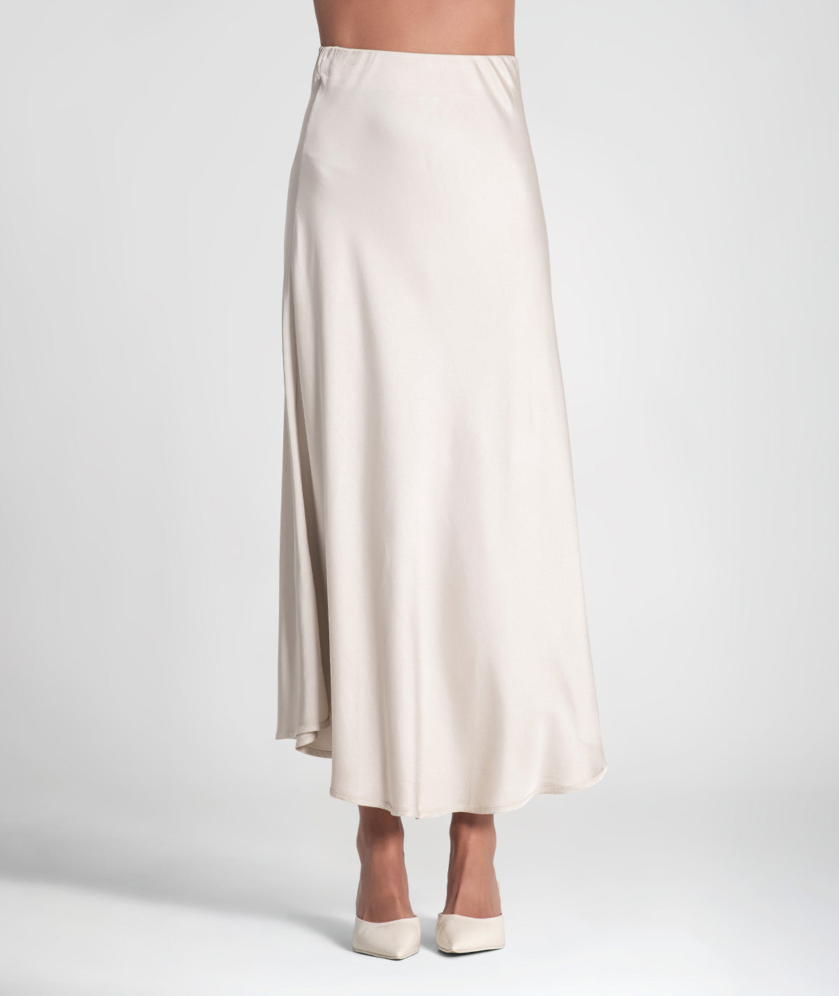 Long skirt with elastic waistband 6425