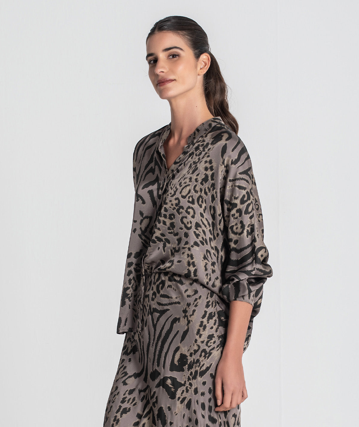 Camisa animal print 6429