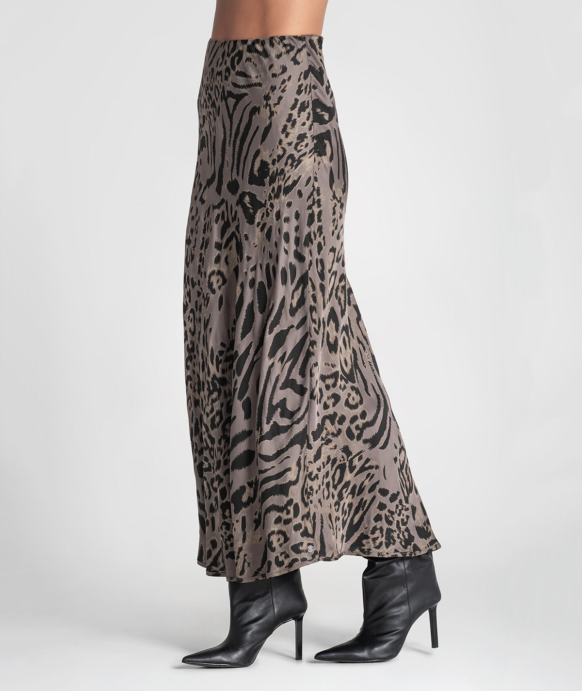 Saia comprida animal print 6430