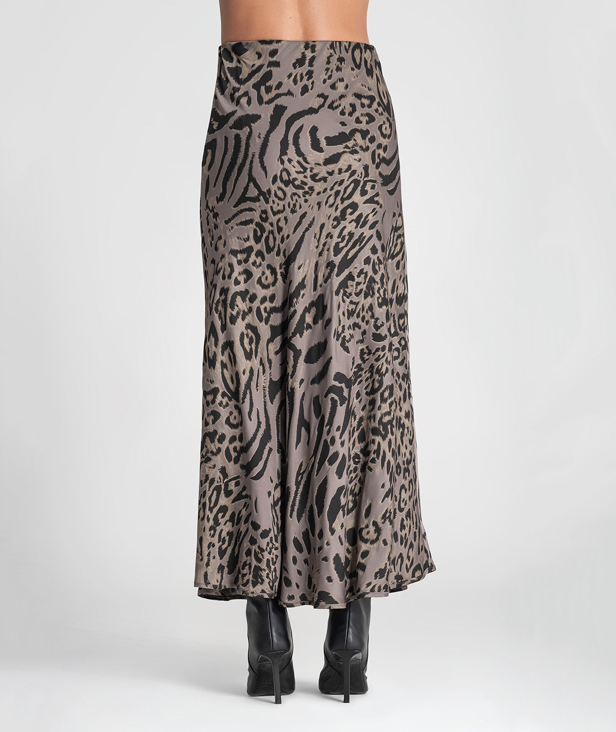 Saia comprida animal print 6430