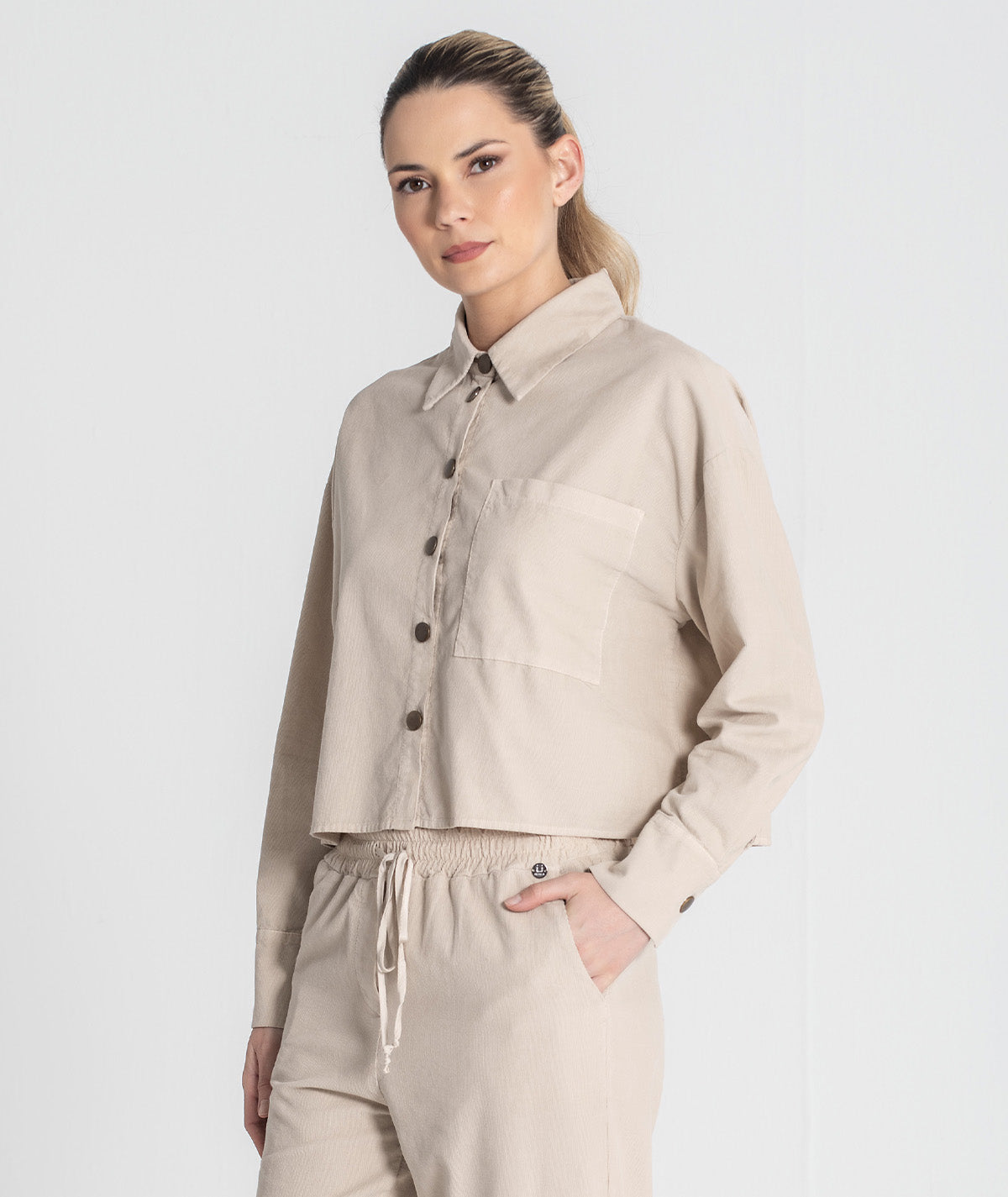 Camisa com botões 6431