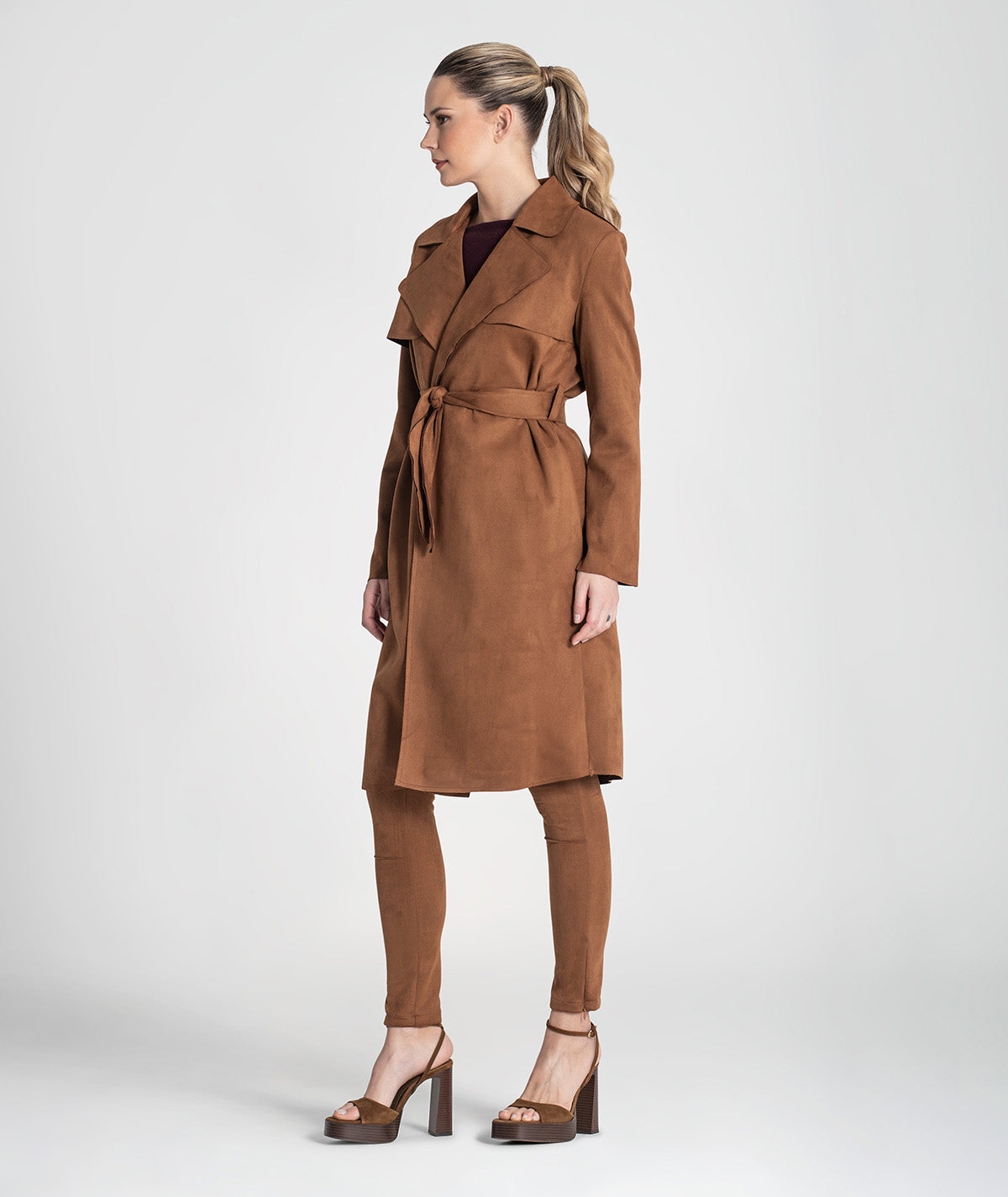 Trench coat com cinto 6437