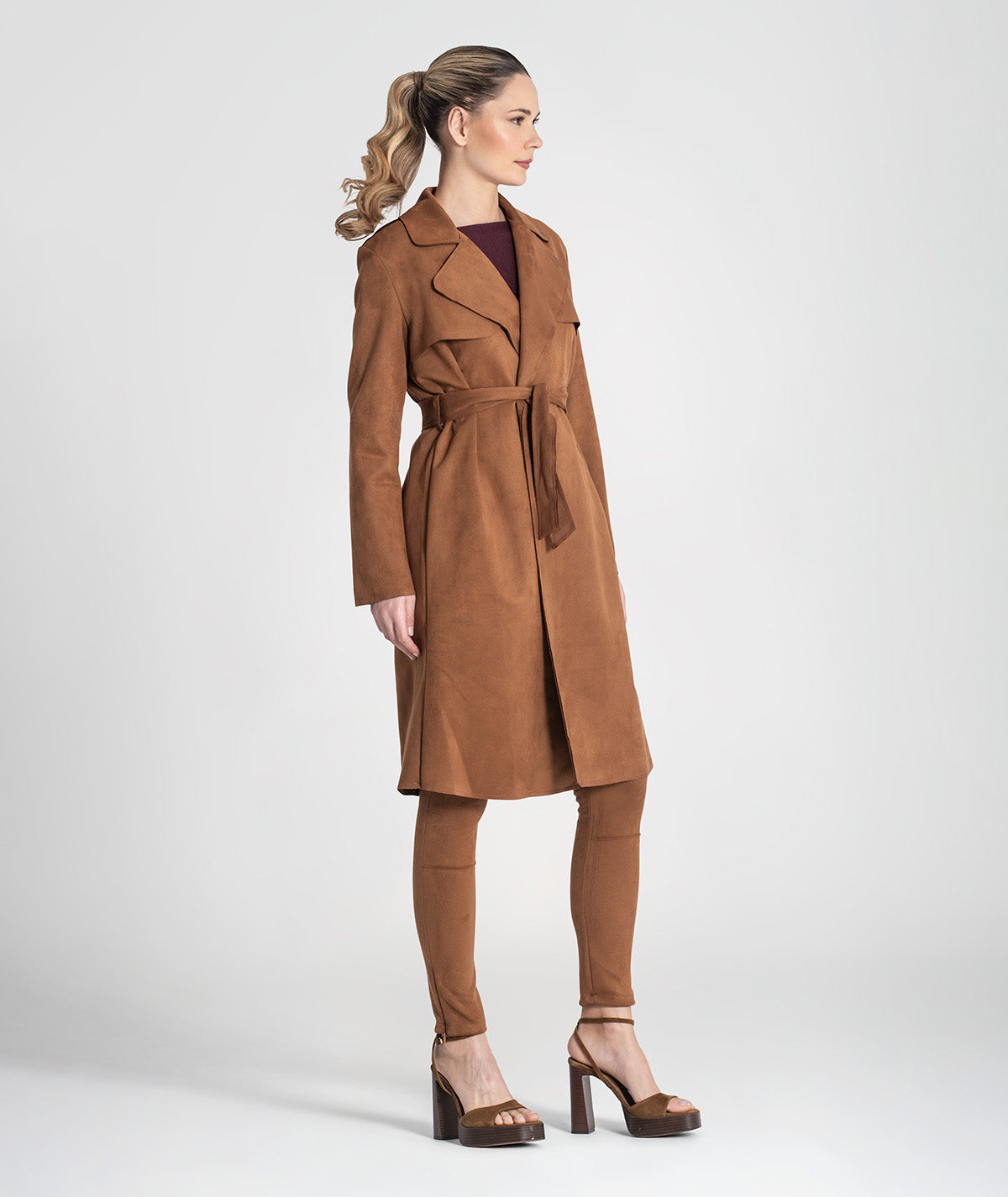 Trench coat com cinto 6437