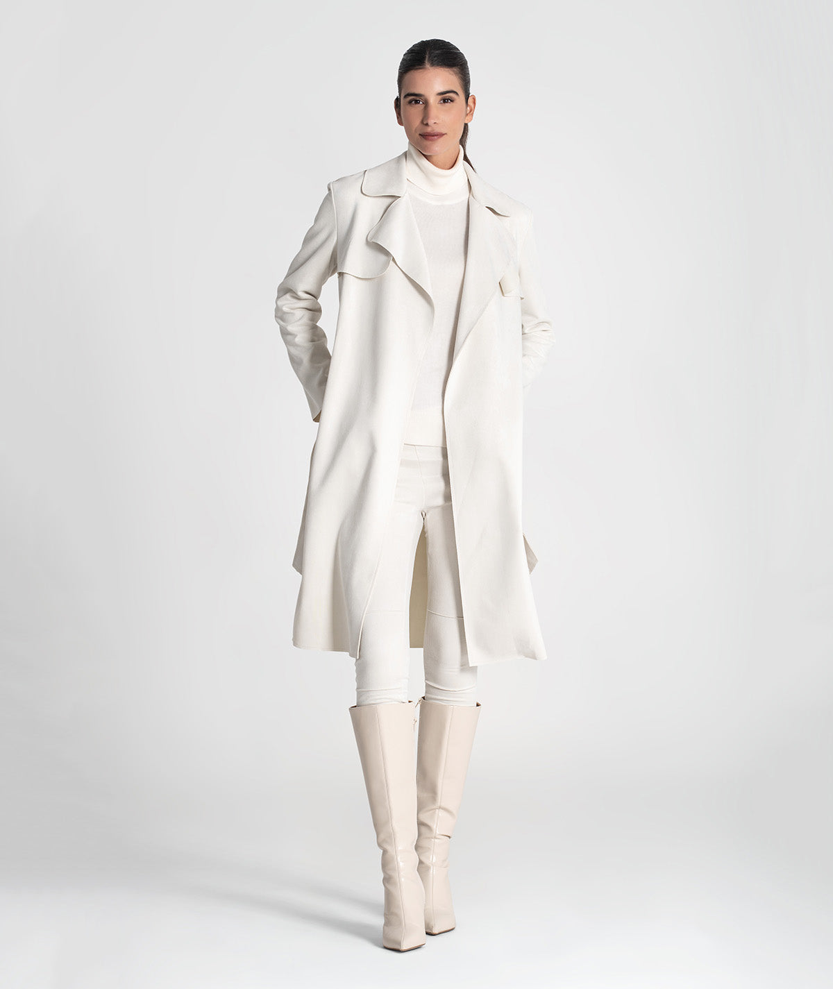 Trench coat com cinto 6437