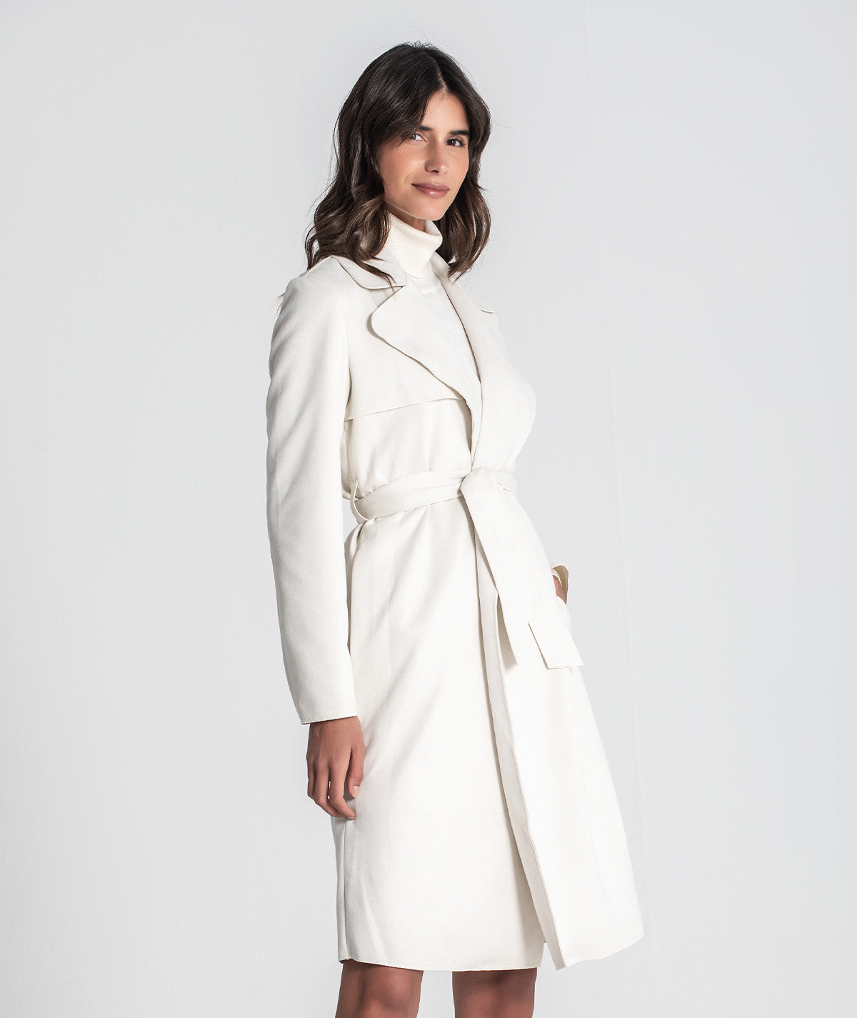 Trench coat com cinto 6437