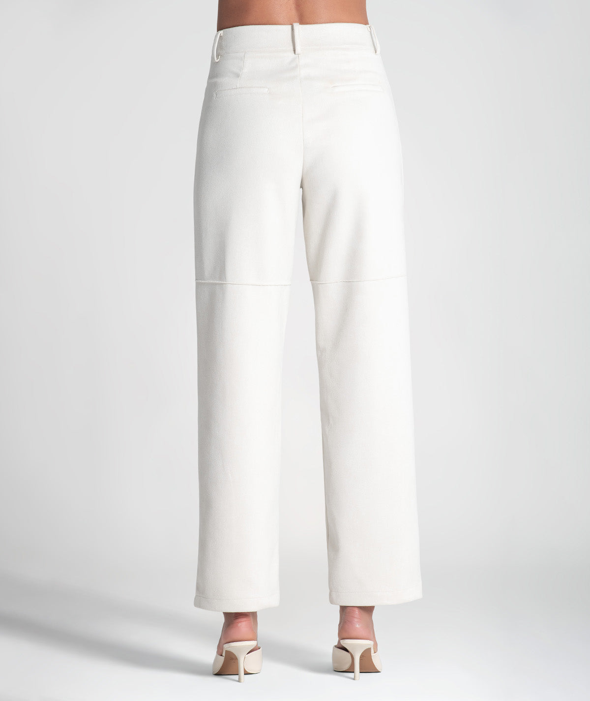 Calças largas com costuras 6442