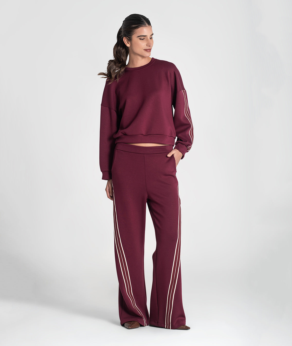 Calças com riscas laterais 6444