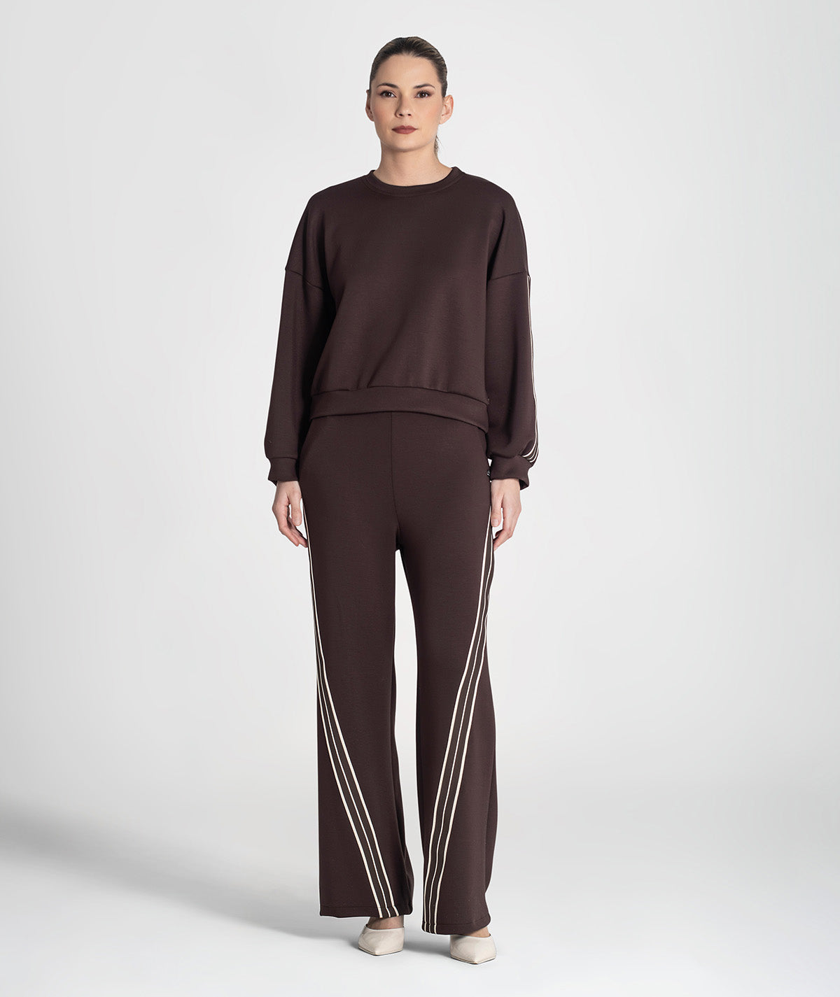 Calças com riscas laterais 6444