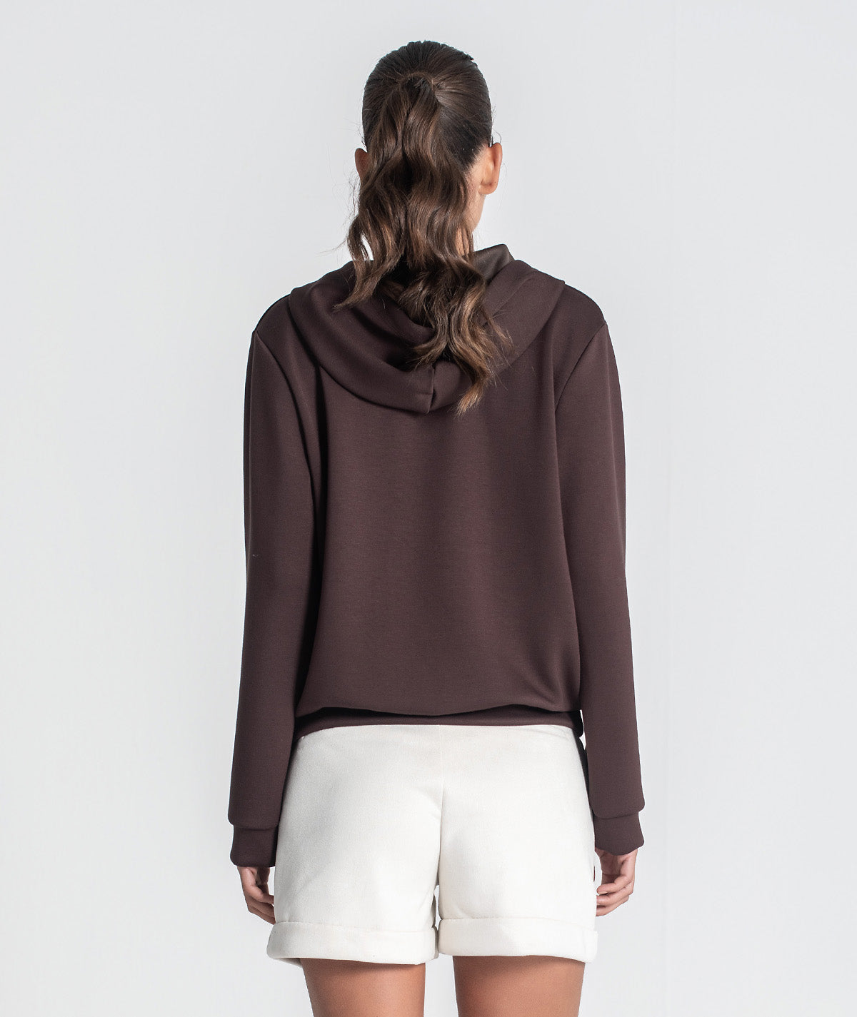 Camisola com cordão e capucho 6445