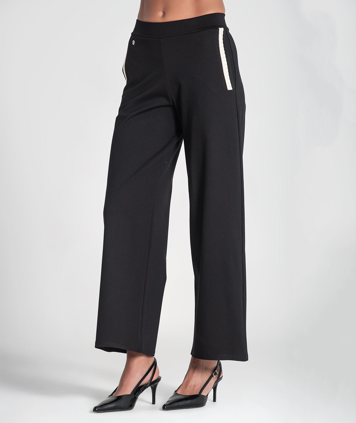 Calças com detalhe tranças 6448