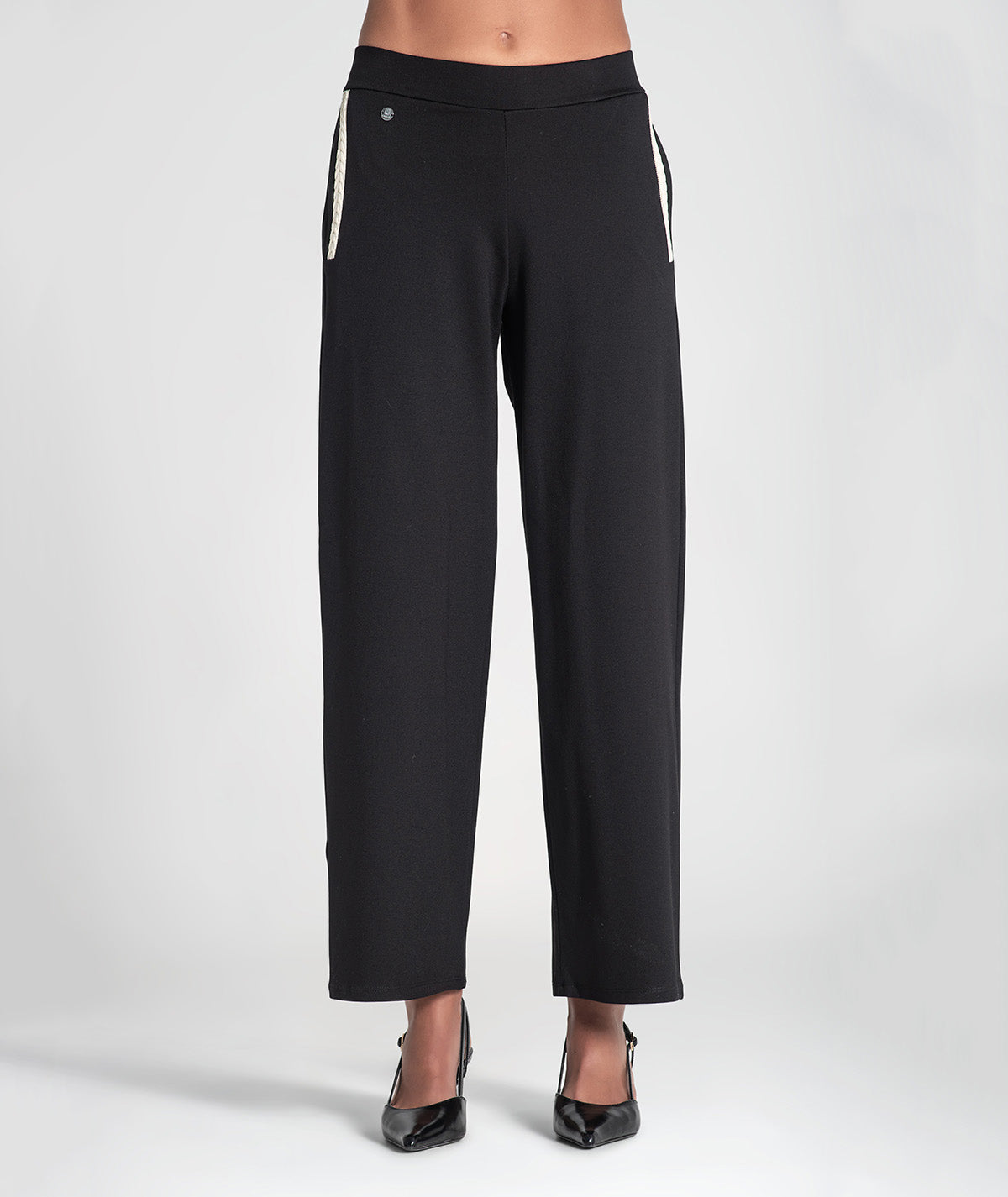 Calças com detalhe tranças 6448