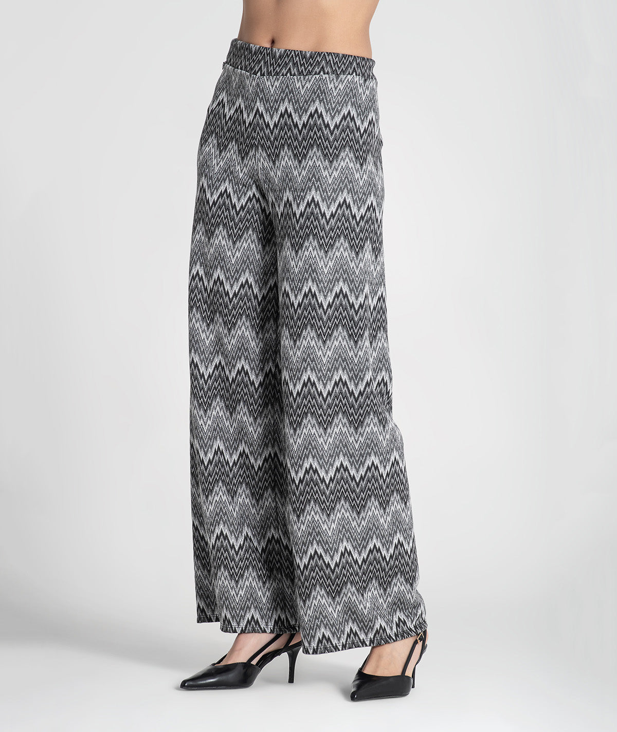 Calças zigzag com brilho 6450