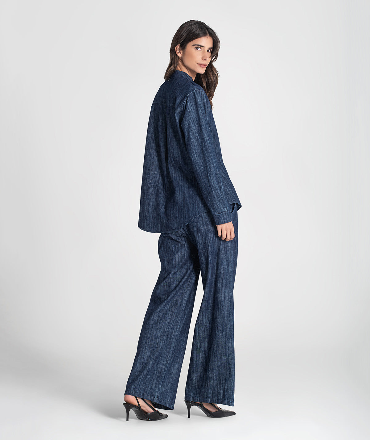 Camisa tencel com botões 6451