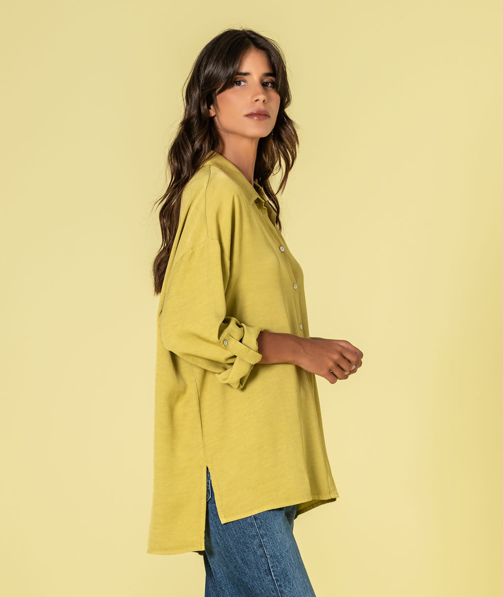 Camisa comprida com mangas ajustáveis 6494