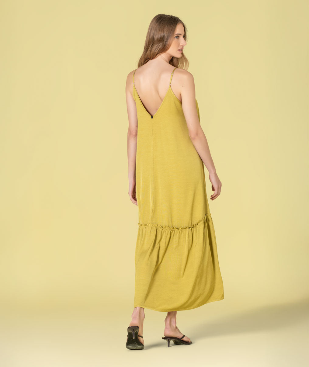 Vestido alças finas 6496