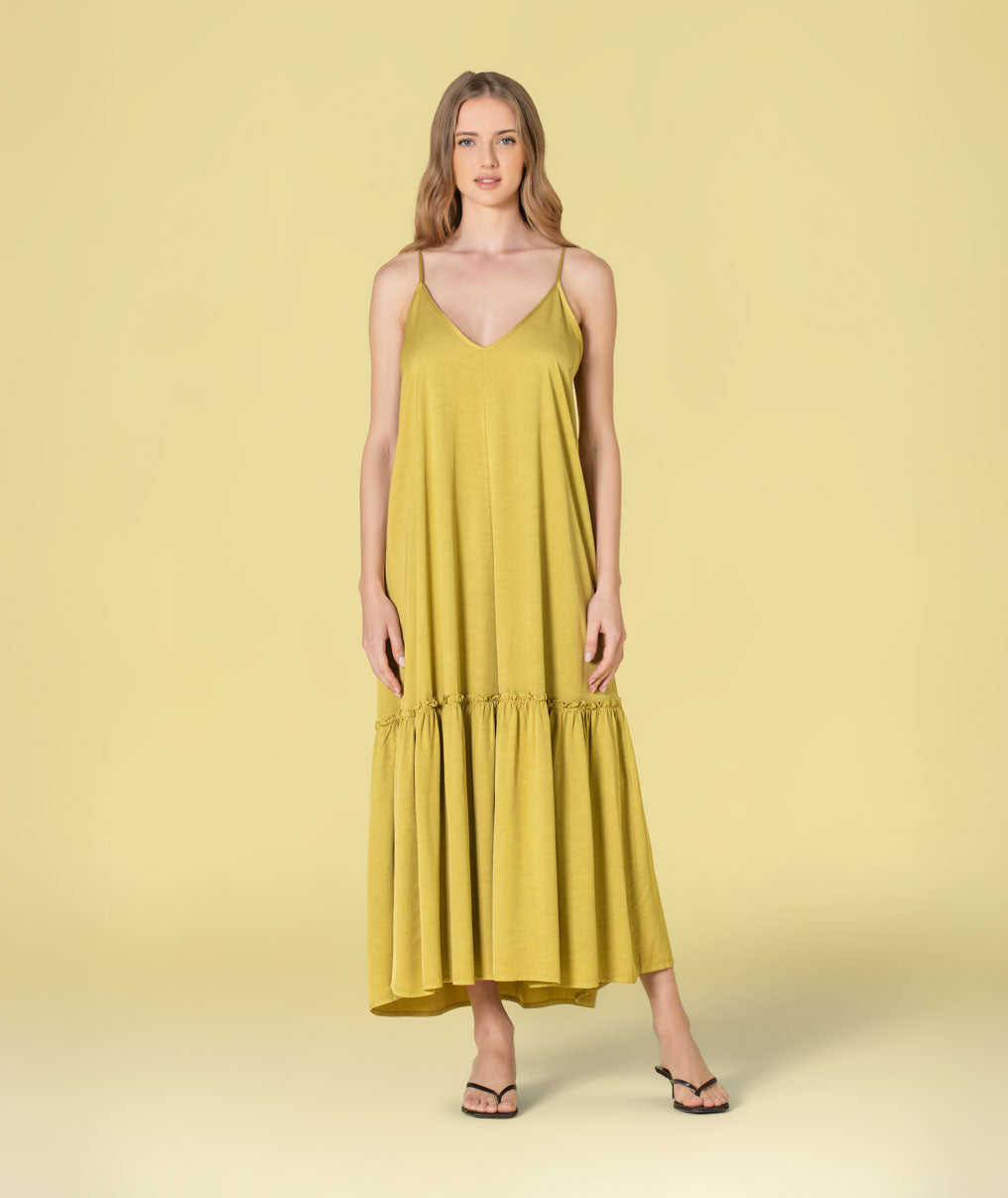 Vestido alças finas 6496
