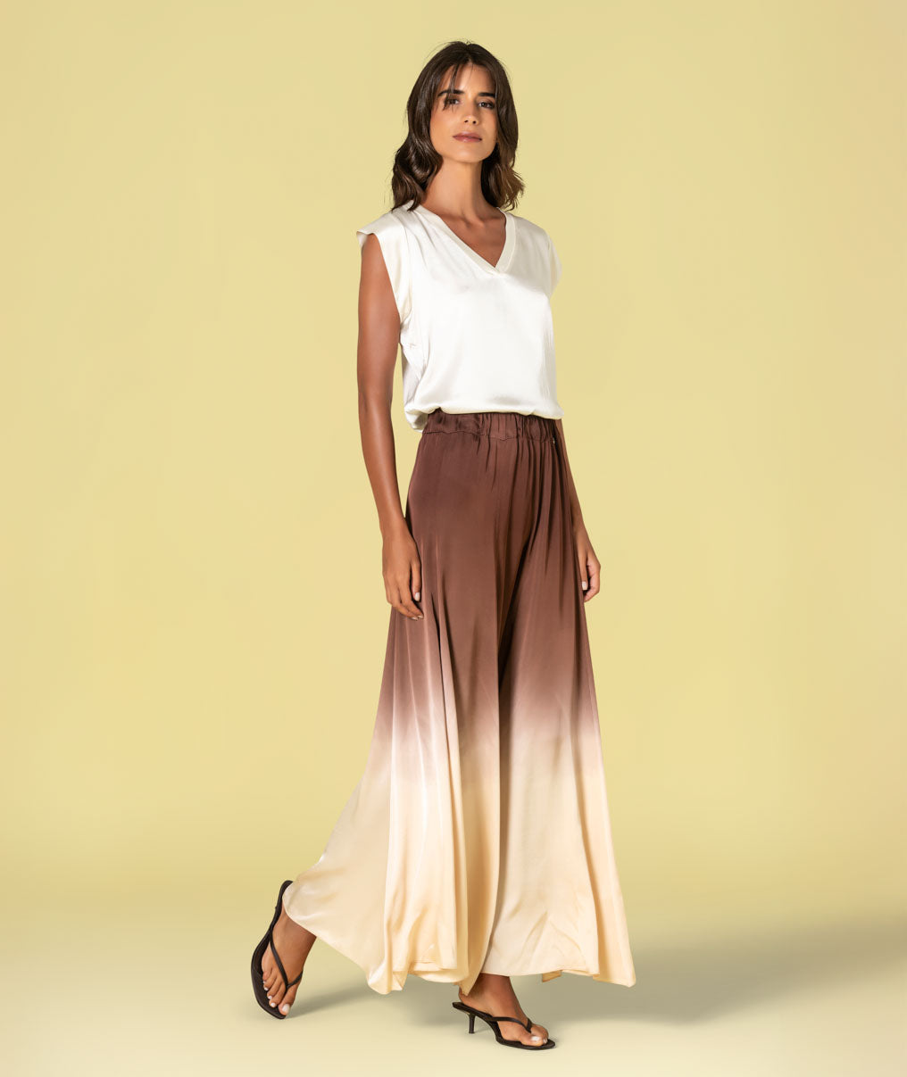 Saia comprida bicolor 6504