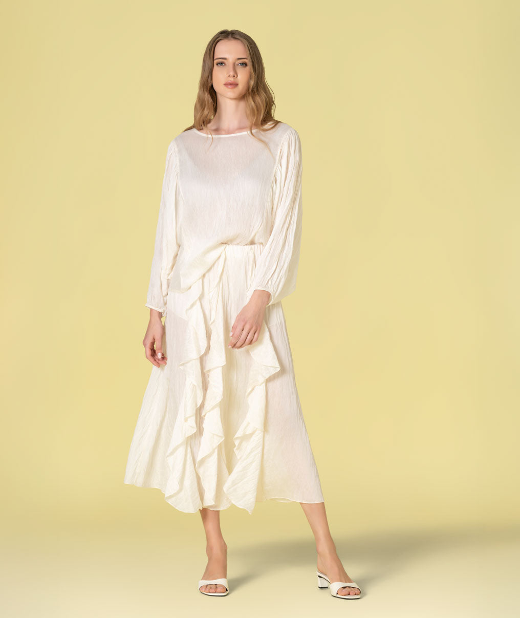 Blusa decote redondo 6506