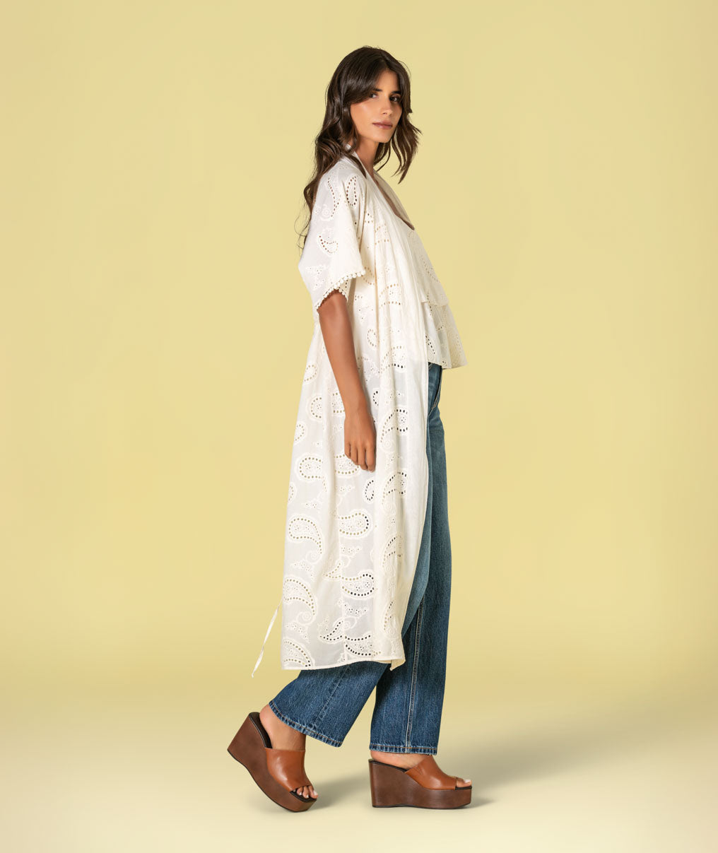 Kimono bordado inglês 6515